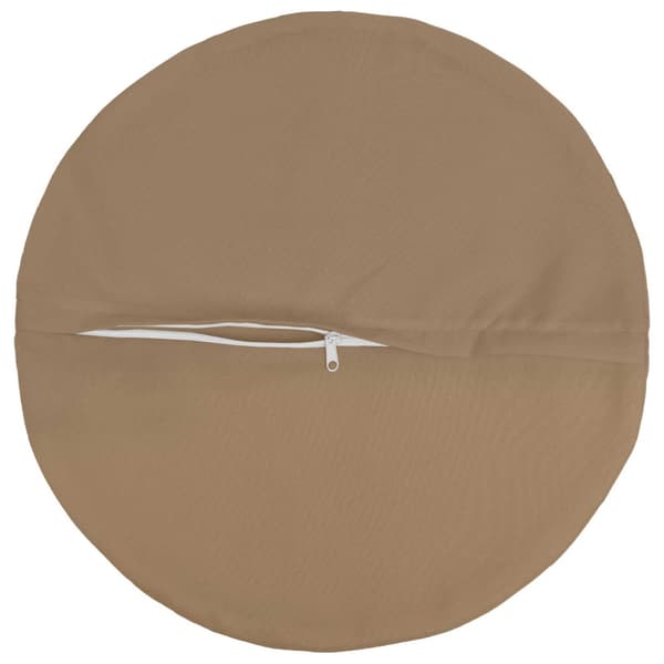 Kuddöverdrag 2 st HEERLEN Taupe Ø 40 cm Polyester
