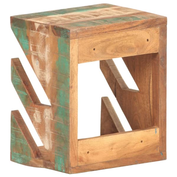 Väggmonterad skateboardhållare 25x20x30 cm återvunnet trä