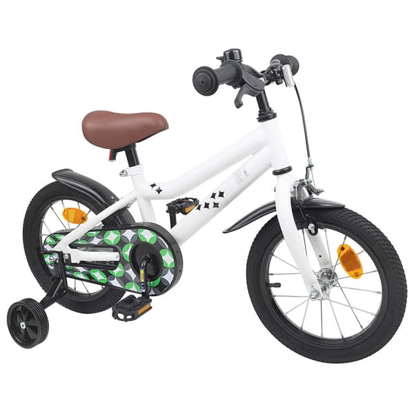 Barncykel 12 Tum för 2-4 åringar Vit