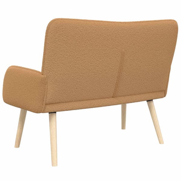 2-sits soffa Beige 115 x 61 x 87 cm Bouclé