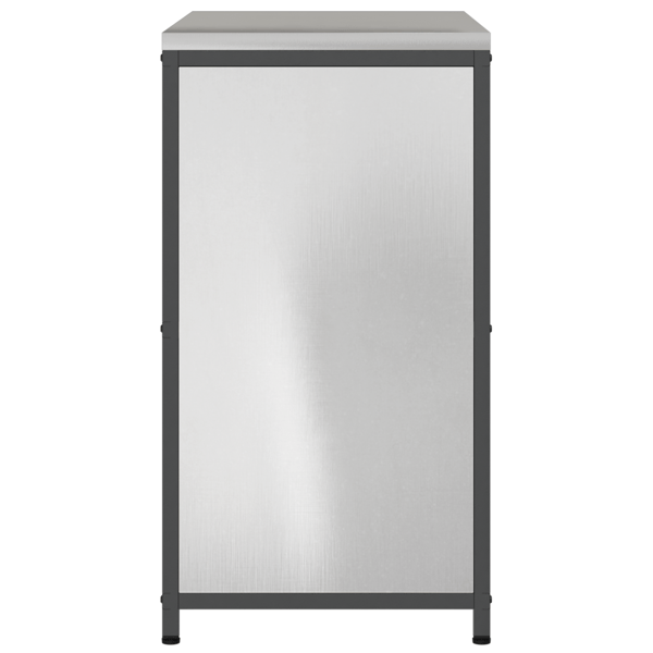 Köksförvaringsskåp HATTEM Silver 90 x 50 x 92 cm Stål