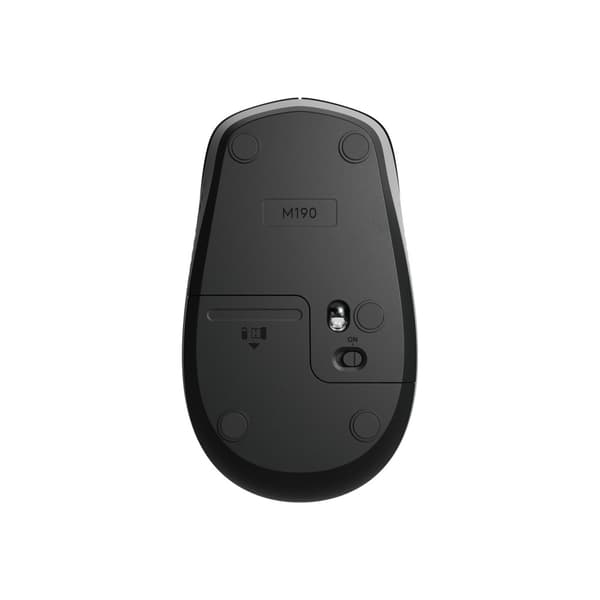 Logitech M190 - mus - mellangrå