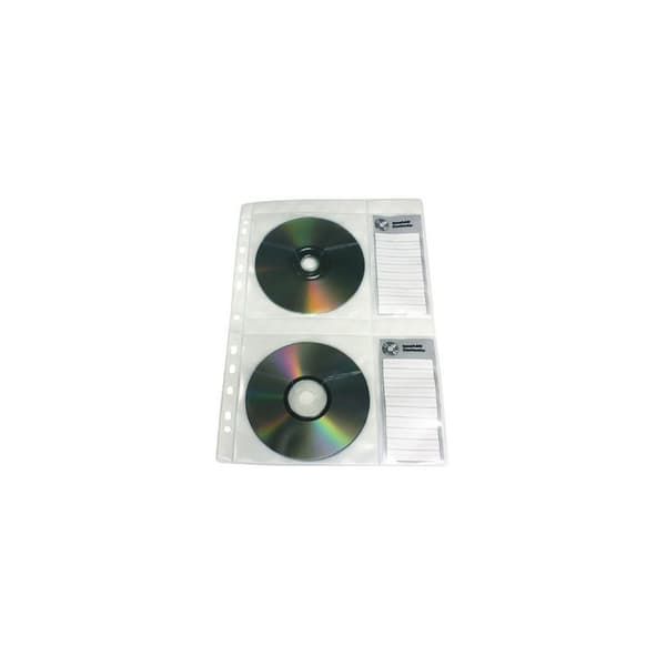CD-Ficka A4 för 4st skivor 5/fp