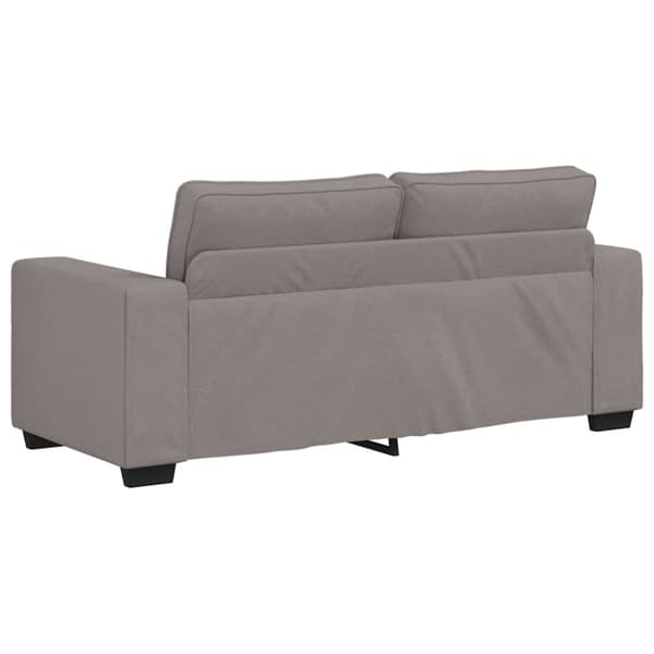 2-sitssoffa taupe 180x77x82 cm tyg