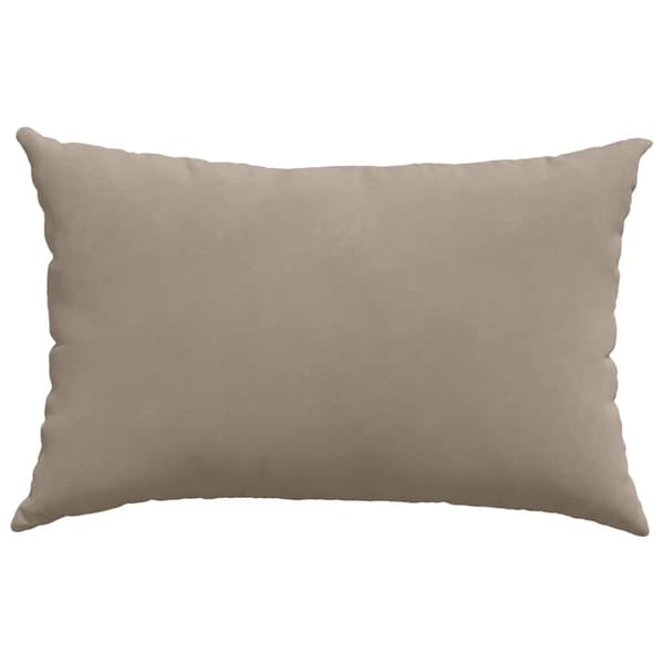 Sofakuddar 2 pcs Taupe 60 x 40 cm tyg