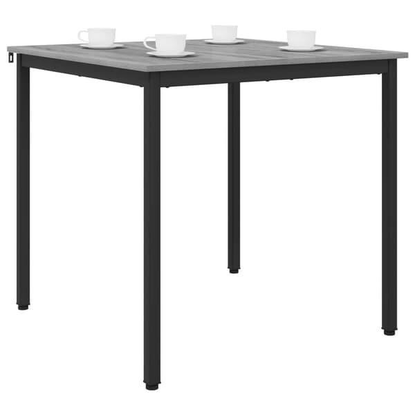 Matbord 80 x 80 x 75 cm METALL