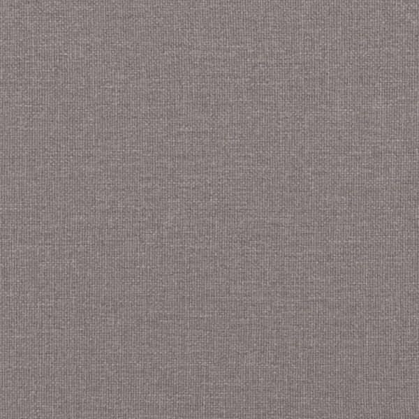 Bäddsoffa med armstöd taupe tyg