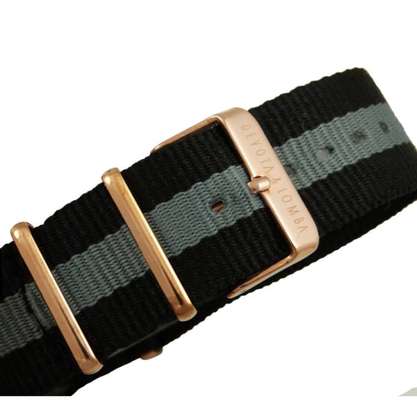 DEVOTA & LOMBA DL008MSPBK-GR - Quartz Klocka Herr (42MM)