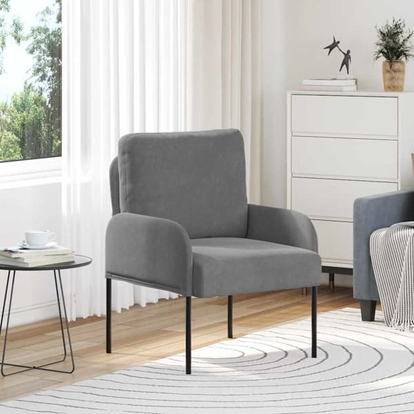 Soffor med kudde 55cm Mörkgrå Plywood