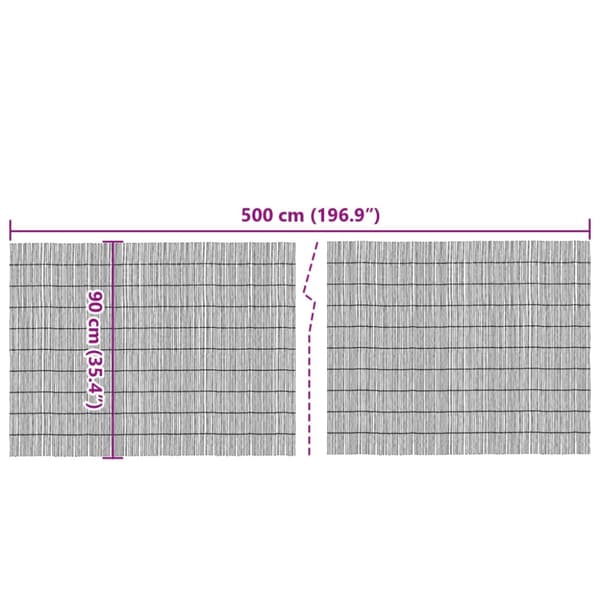 Insynsskydd 500x90 cm vass