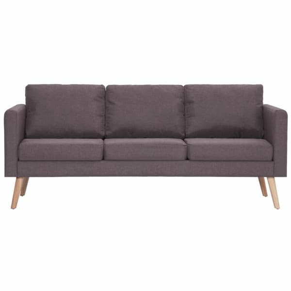 Soffgrupp 2 delar tyg taupe