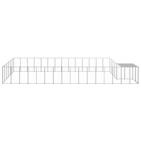 Hundgård silver 26,62 m² stål