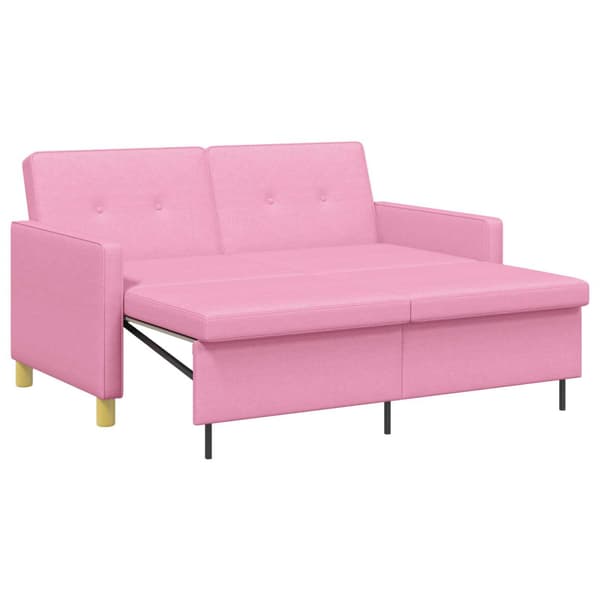Pull Out Sofa Bed Rosa Tyg