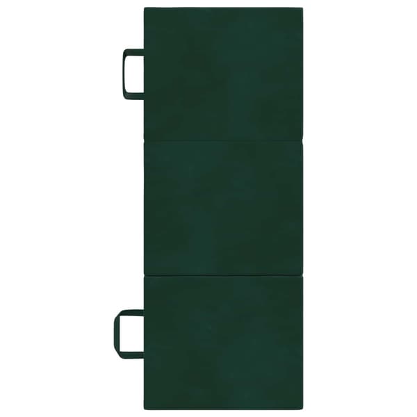 Fällbar Soffbed 75 x 67 x 45 cm Mörkgrön