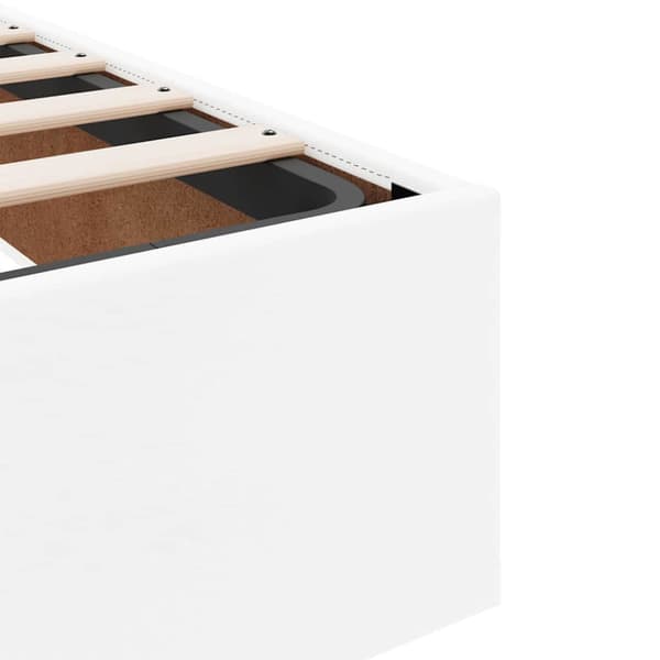 Sängram med madrass Övrigt 2 pcs Vit PVC