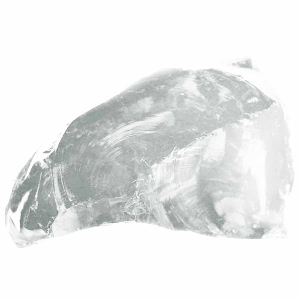 Trädgårdsstenar Vit 12 cm Glas