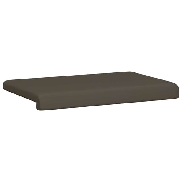 Bänk kudde Konstläder Grå Djup 35 cm