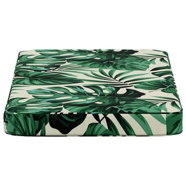 1-delad Bänk Kudde VUGHT 100% Polyester Bladmönster
