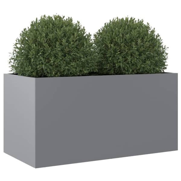 Odlingslåda silver 62x30x29 cm galvaniserat stål