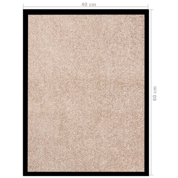 Dörrmatta beige 40x60 cm