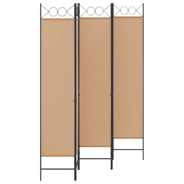 5-panel rumsavskiljare Beige 200 x 200 cm Tyg