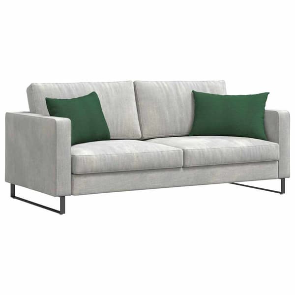 Sofakuddar 2 pcs Mörkgrön 60 x 40 cm Kordread tyg