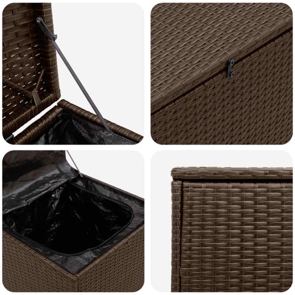 Kuddbox 55 x 55 x 69 cm stål