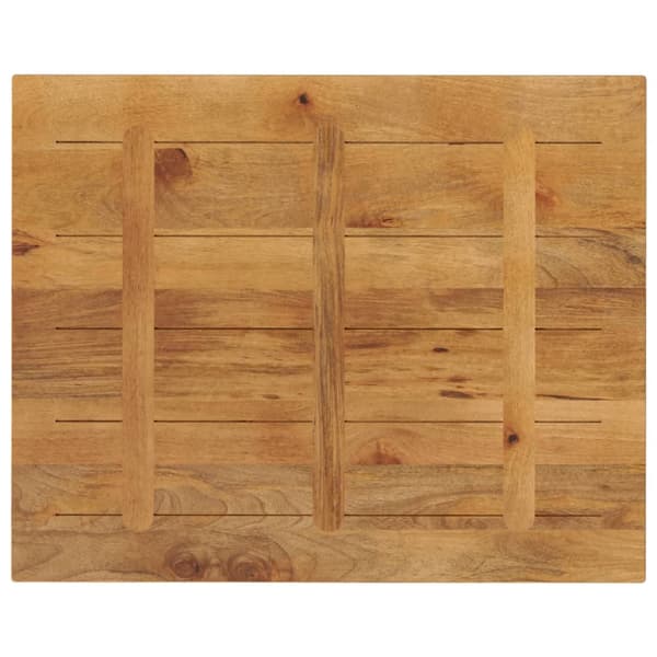 Bordsskiva 100x80x2,5 cm rektangulär massivt mango-trä