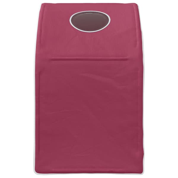 Sängtunnel 2 pcs Röd 211 x 52,5 x 2 cm Polyester