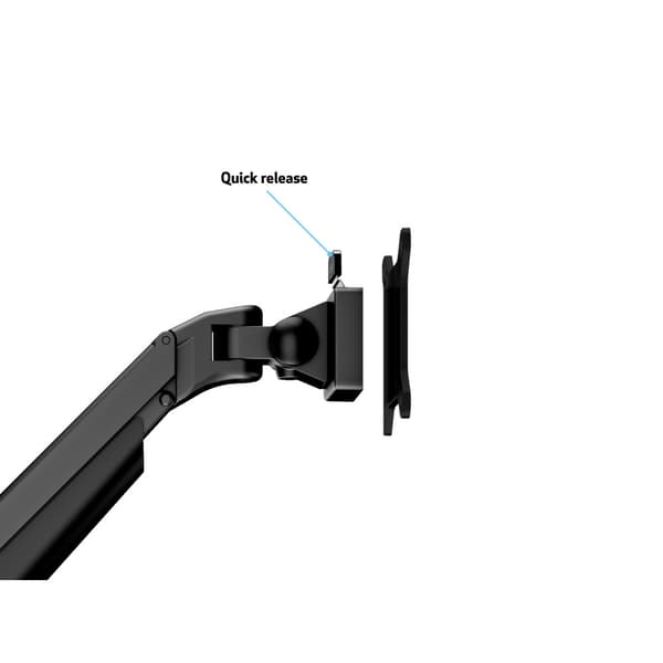 Multibrackets VESA Gas Lift Arm Single Black