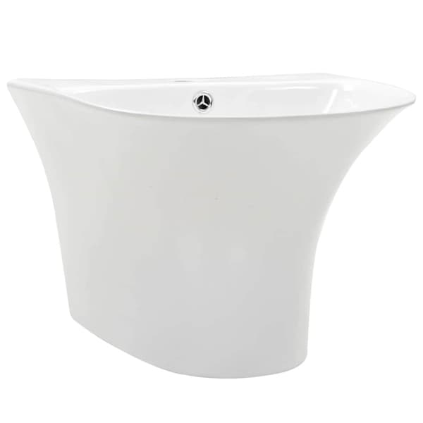 Handfat Vit 47 x 45 x 37 cm Glaserad keramik