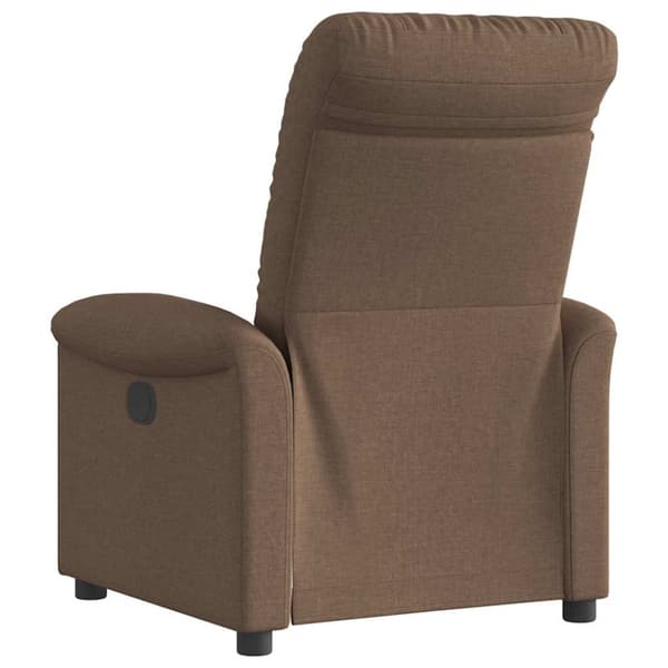 Reclinerfåtölj brun tyg