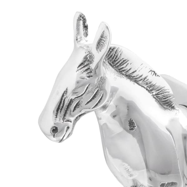 Bokstöd 2 pcs Silver 11 x 14 x 25 cm Aluminium
