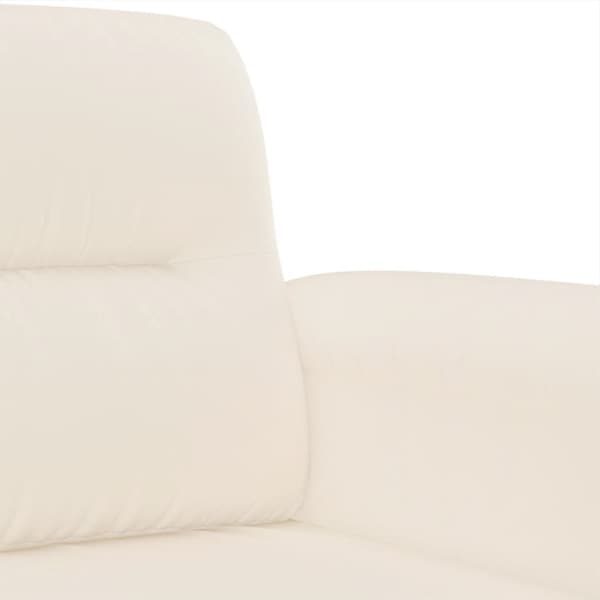 3-sitssoffa Beige 180 cm mikrofibertyg