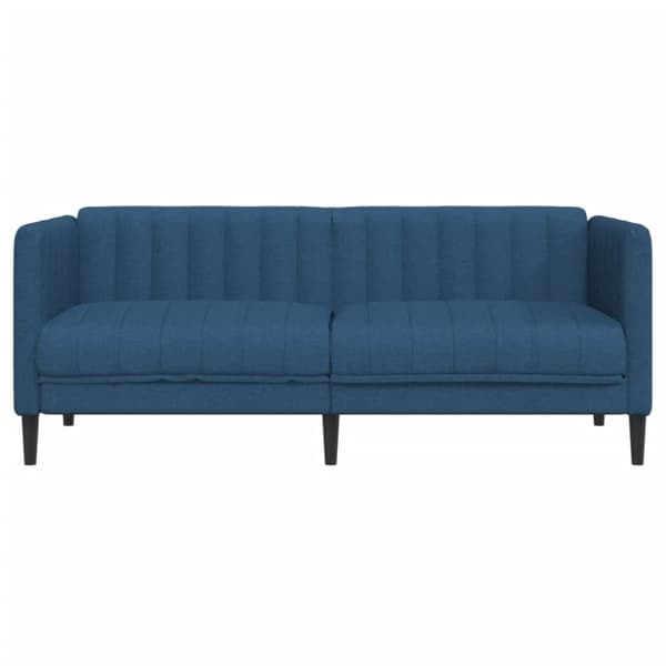 Soffa 2-sits blå tyg