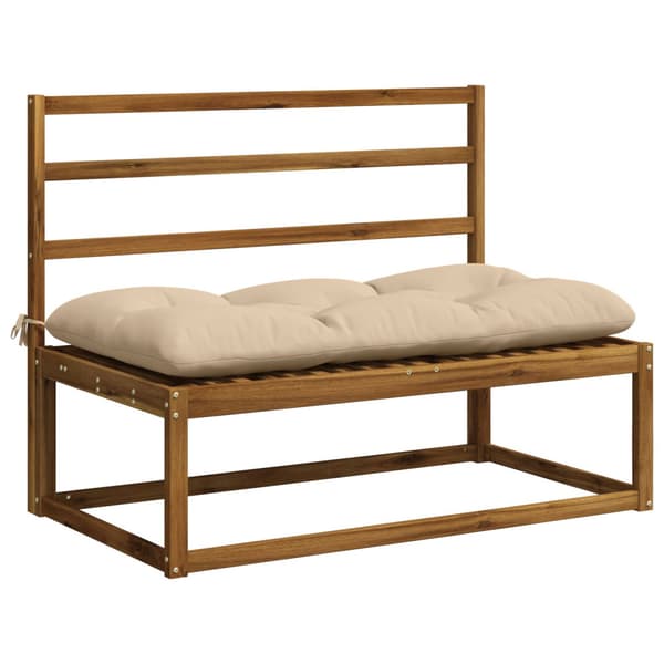 Bänk kudde VIANEN 100% Polyester Gräddvit 100 x 60 x 12 cm