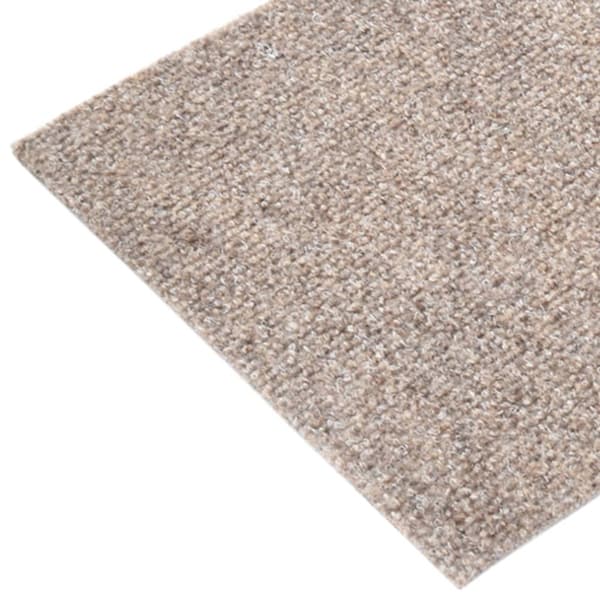 Trappmattor självhäftande 15 st 60x25 cm beige rektangulära
