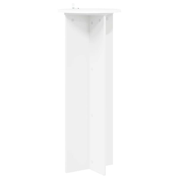 Växtställ 2 pcs Vit Ø40 x 100 cm Konstruerat trä