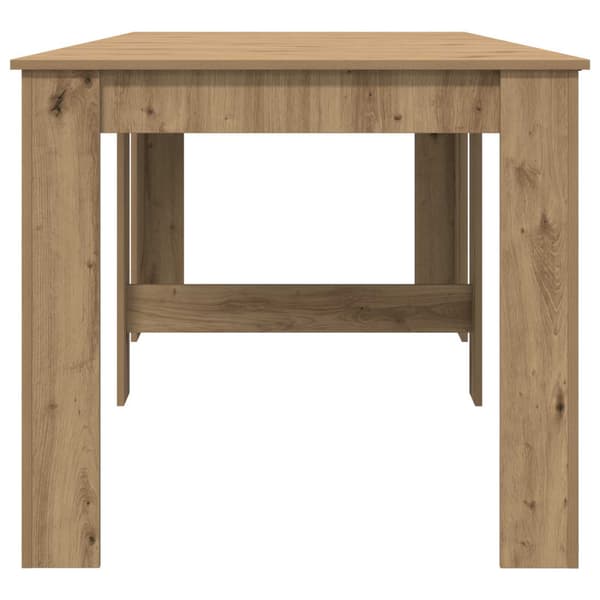 Matbord 240 x 85 x 75 cm Konstruerat trä Artisan-ek Rektangulär