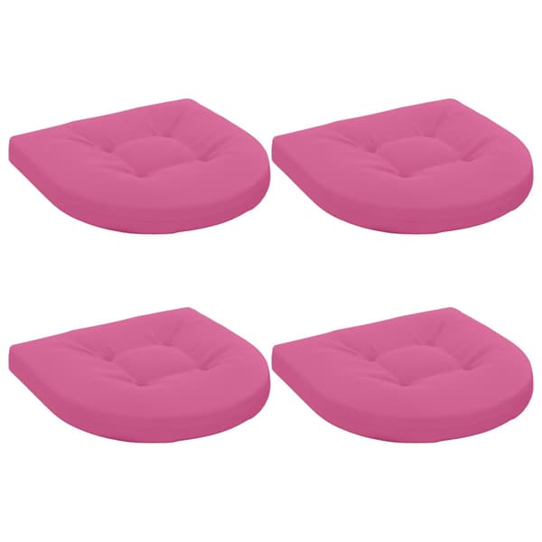 4-delade Sittdynor 4 st 100% Polyester Rosa 40 x 40 x 5 cm