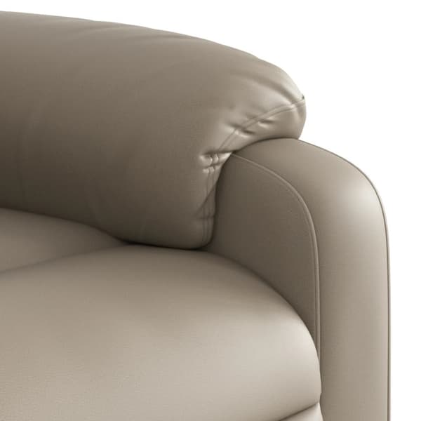 Reclinerfåtölj cappuccino konstläder