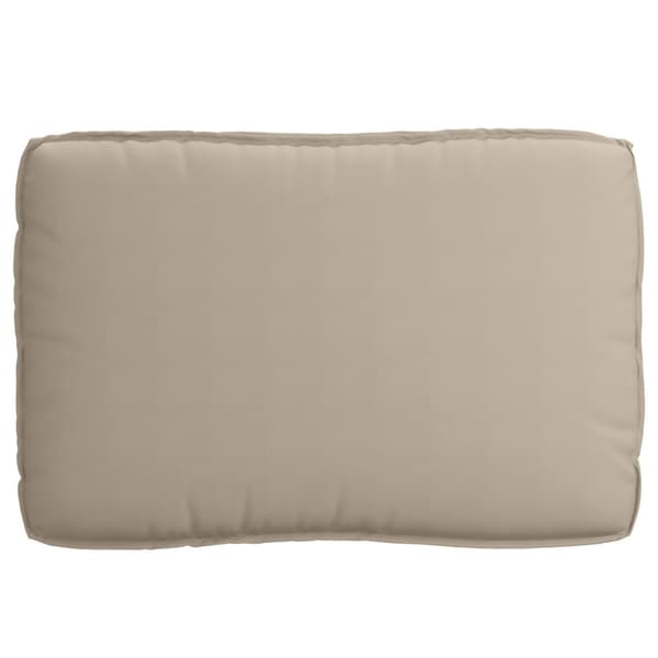 Pallkuddset 2 pcs Taupe Oxford Tyg