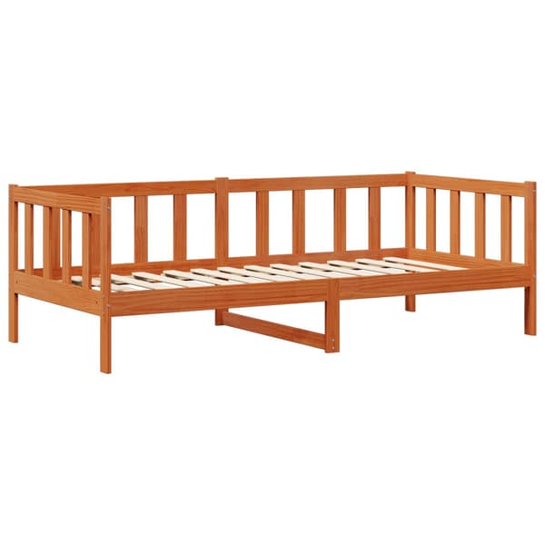 Dagbädd Set 2 pcs Vaxbrun Massiv furu