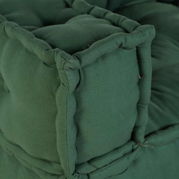 2-sits modulsoffa grön 140x70x36 tyg