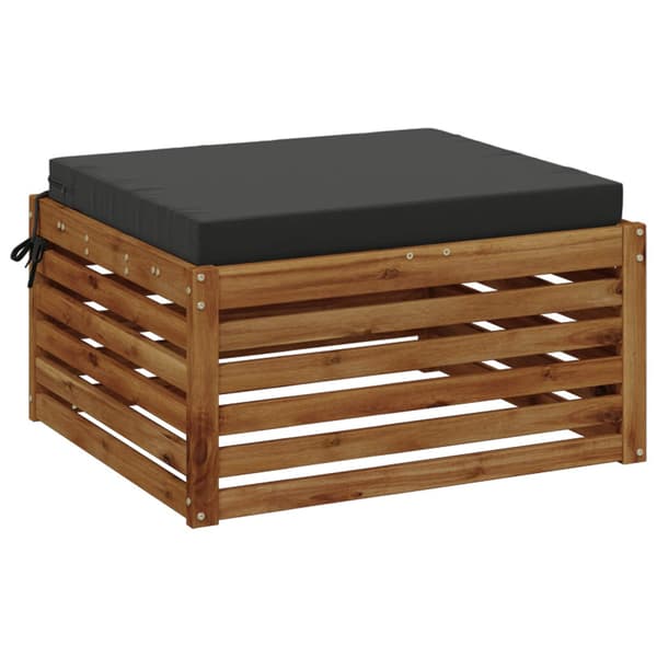 1-delad Sittdyna SOEST 100% Polyester Antracit 60 x 60 x 7 cm