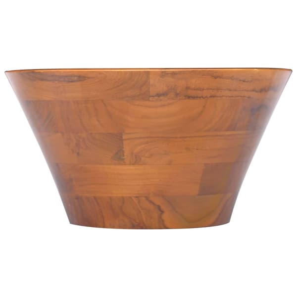 Handfat i massiv teak Φ40x20 cm