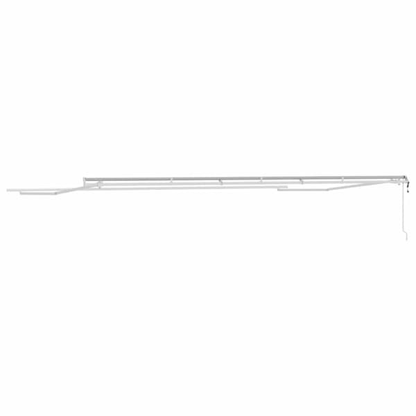 Markisram Vit 600 × 300 cm Aluminium