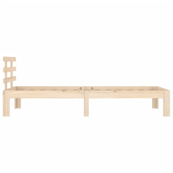 Sängram massivt trä 75x190 cm