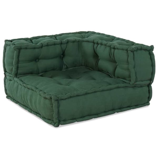 Modulär soffa grön 70x70x54 tyg