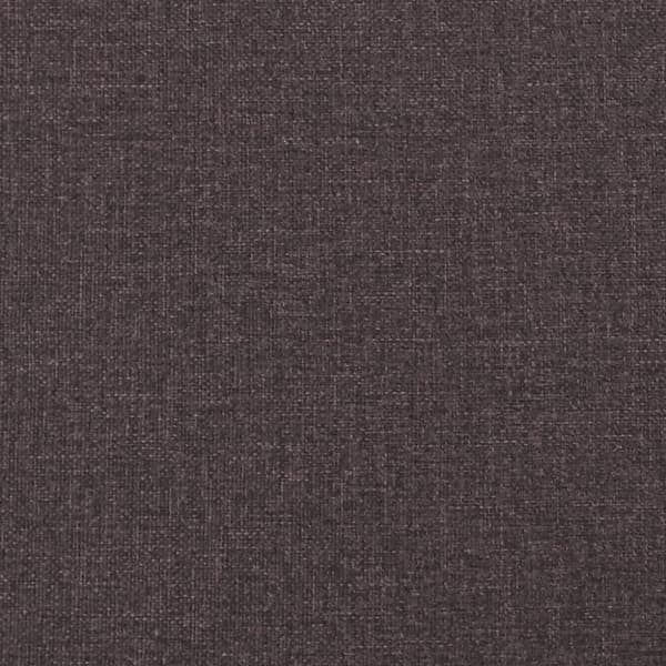 Bed Frame "Dover" Dark Brown 160x200 cm Fabric